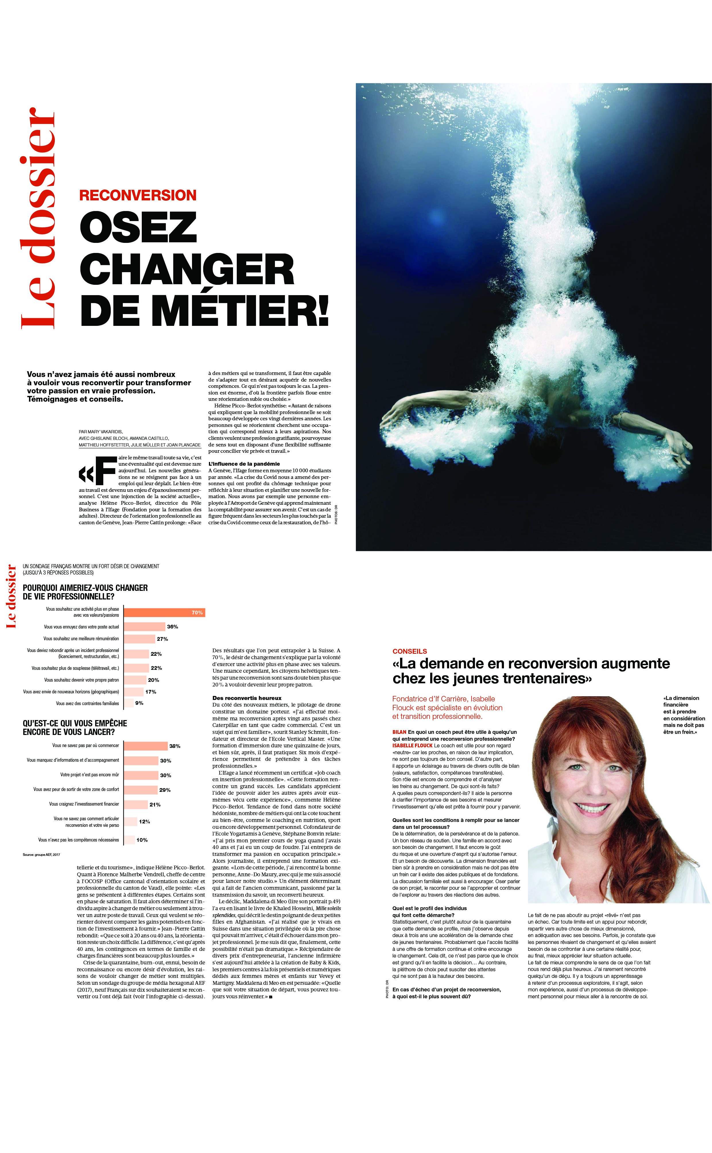 Dossier changer de vie