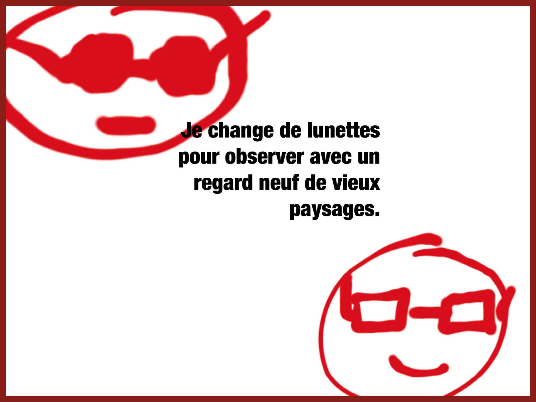 Regard cadre